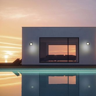 Уличный светильник 16*10*16-16 см, вр  см, *LED*15W, 2700-4000K, Mantra Creek MAN8864, белый