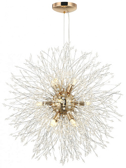 Люстра подвесная Stilfort 2123/03/12P, диаметр 60 см, золото