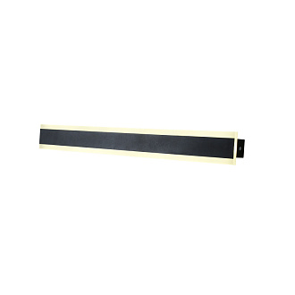 Уличный светильник Favourite Sagitta 4044-1W, D80*L800*W40, каркас черного цвета, белый акриловый рассеиватель, повышенная степень защиты от влаги, возможность составления комбинации из нескольких светильников