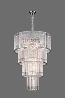 Люстра Ø530 x H830, мм, 21*40W (840W), CHROME (Хром) NewRgy 8777/21A-CR CHROME