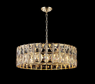 Люстра Ø800 x H250 (1000), мм, 12*40W (480W), H GOLD (Золото) NewRgy DM30-ф800 H GOLD