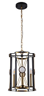 Светильник подвесной 32 см, Crystal Lux TANDEM SP4 D410 GOLD Золото/Черный