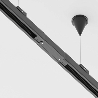 Коннектор прямой Trinity черный Maytoni Technical TRA005C-31B черный