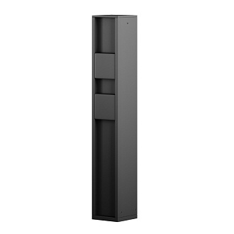 Уличная розетка 8*50 см, Maytoni Socket Графит