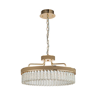 Подвесная люстра 60*116,5 см, 1*LED, 60W, 3000-6000К, Favourite Visconte 4304-6P латунный