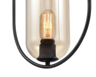 Подвесной светильник 12*30*160 см, 1*E27 черный Vele Luce Fiamma VL5812P01