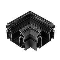 Угловое соединение для трека под гарпун 505427/505437 Teta 13*5 см, *, Lightstar Teta 505407, Черный