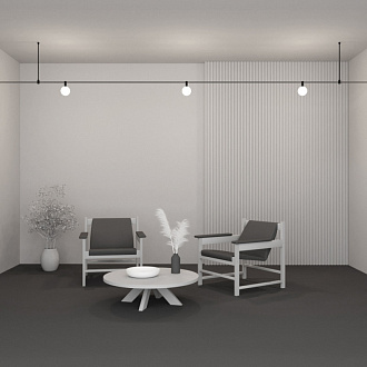 Трековый светильник FLEXITY 10*16 см, LED 5W 3000K 220° Maytoni Technical Luna TR208-1-5W3K-B черный