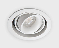 Встраиваемый светильник 11*8 см, ITALLINE DE-313 white, вр 9,8 см