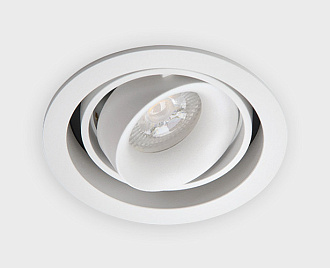 Встраиваемый светильник 11*8 см, ITALLINE DE-313 white, вр 9,8 см