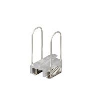 Комплект креплений (для профиля 22×22) 4 шт., ALM-2222-MТ 642052, 3*2*5 см, Maytoni Led Strip 642052, Серебро