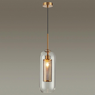 Подвесной светильник Odeon Light Clocky 4940/1, бронза