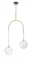 Подвесной светильник 20*57*183 см, 2*G9 черный, золото Vele Luce Freedom VL5544P02