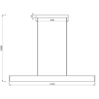 Светильник LED 120 см, 30W, 4000K Arte Lamp A2505SP-2WH белый