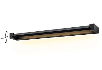 Бра 70*9*4,2- см, *LED*20W, 4000K, Crystal Lux Kanto CLT 028W700 BL, Черный