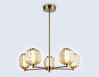Люстра светодиодная на штанге **70- см, **W, 3000K, Ambrella Light High Light LH30104, бронза