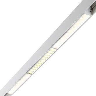 Трековый светильник 25 см для низковольного шинопровода Novotech Flum 358417, 12W LED, 4000K, белый