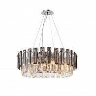 Люстра подвесная 60*60*60/120 см, 8*E14 40W Хром, Дымчатый, Прозрачный Stilfort Ton 2159/09/08P