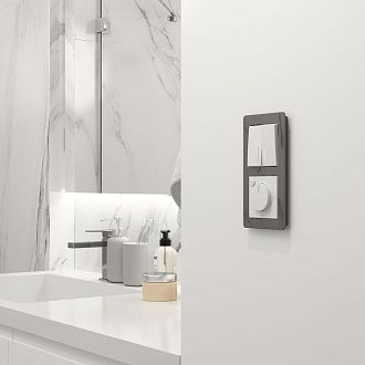 W1151161 Терморегулятор электромеханический для теплого пола, белый матовый Werkel, 4690389191954