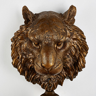 Уличный светильник Favourite Hant 2818-1W, D280*W310*H580, Каркас коричневого цвета, плафон из прозрачного стекла