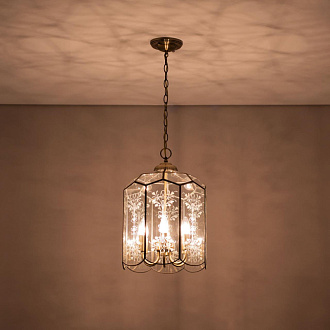 Подвесная люстра Citilux Витра-2 CL442260, диаметр 40 см, бронза