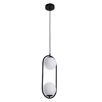 Подвесной светильник 50*20*15 см, 2*E14, 40W, Arte Lamp Matisse A7745SP-2BK, Черный