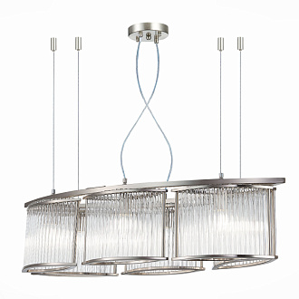 Люстра подвесная 89*33 см, ST LUCE VELLETRI SL1627.103.06 Хром