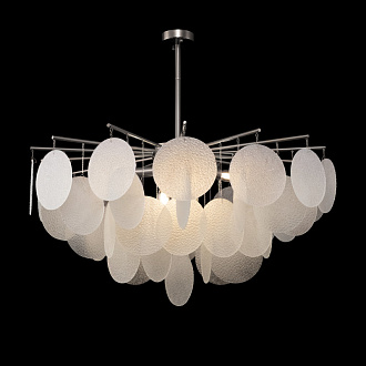 Люстра Freya Porto FR5104PL-08N, диаметр 85 см, никель