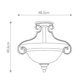 Потолочный светильник Hinkely Lighting, Арт. HK-CELLO-SF