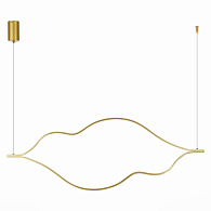 Светильник подвесной 120 см, 56W 4000K ST LUCE CORTILE SL6106.203.56 Золотистый