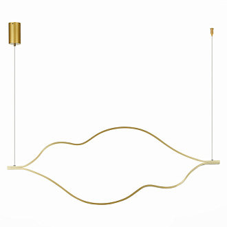 Светильник подвесной 120 см, 56W 4000K ST LUCE CORTILE SL6106.203.56 Золотистый