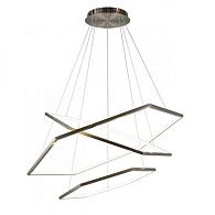 Каскадная люстра 100*50-180 см 136W, 4000K, Aployt Polunia APL.021.13.136, хром