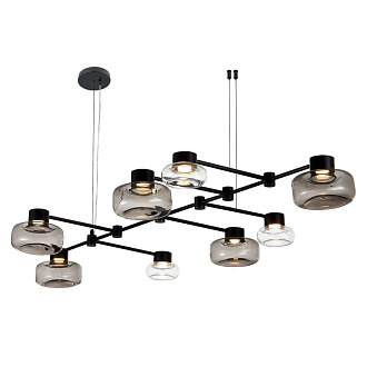 Светильник подвесной 138*70 см, 24W 3000K ST LUCE VALLO SL6005.403.08 Черный