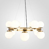 Подвесная люстра Bubbles Bulbs by Ceci Thompson 82*82*36 см, 12*G9*40W, ImperiumLoft SANNE01, Латунь