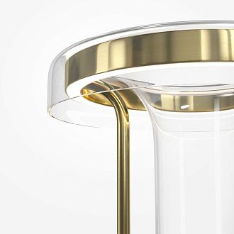 Торшер 125 см, 24W, 3000K, Maytoni Ikebana MOD463FL-L24BS3K, латунь