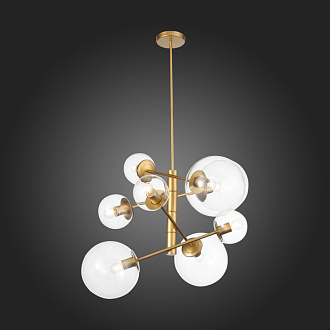 Светильник подвесной 65 см, 320W, ST LUCE LIORA SL1150.203.08 Матовое золото
