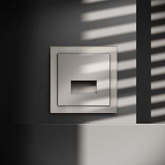 Подсветка светодиодная встраиваемая Voltum S70, кашемир пластик Soft touch VLS070603