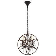 Люстра 40 см Loft IT Crystal Orb Loft1897/4 коричневый