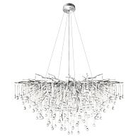 Подвесная люстра 100 см, Loft IT Drops 10376/1000, серебро