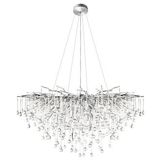 Подвесная люстра 100 см, Loft IT Drops 10376/1000, серебро