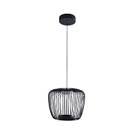 Подвесной светильник 26 см, 12W, 3000K, Arte Lamp FLARE A3529SP-12BK, черный