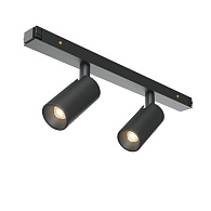 Светильник на шине 2,4*2,4*4,8 см, LED, 6W, 3000-6000К, Maytoni Technical Focus Duo TR176-1-2X3WTW-M-B черный