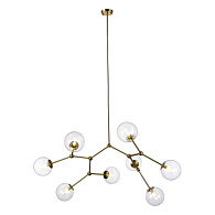 Люстра подвесная 112*150 см, E14*8*40W, St Luce Chieti SL1506.203.08, Золотистый
