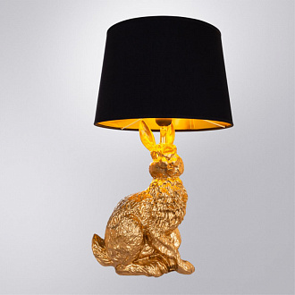 Настольная лампа 52 см, Arte Lamp IZAR A4015LT-1GO, золотой кролик