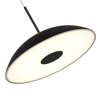 Подвесной светильник 39*200 см, LED, 24W, 3000К, ST-Luce Lido SL6128.403.01 черный