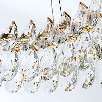 Подвесная люстра 80*80/100 см, LED 45W 3000-5500K MODELUX premium ML.6901.800P GD золото