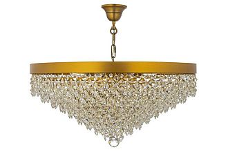 Люстра потолочная *60*30 см, 10*E14*40W, Arti Lampadari Avio Avio E 1.5.60.100 AG, Антик-Золото