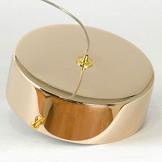 Подвесной светильник *15*45-150 см, 1*led*16W, 4000K, Lussole Knox LSP-7413, блестящее золото