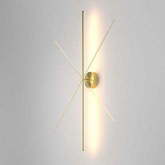 Настенный светильник 88 см, 12W, 2700K, Maytoni Technical Elegant C084WL-L12BS2.7K-1, латунь