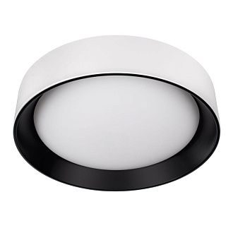 Потолочный светильник 45 см, 36W, 4000K, Loft IT Coin 10202 WB, белый-черный